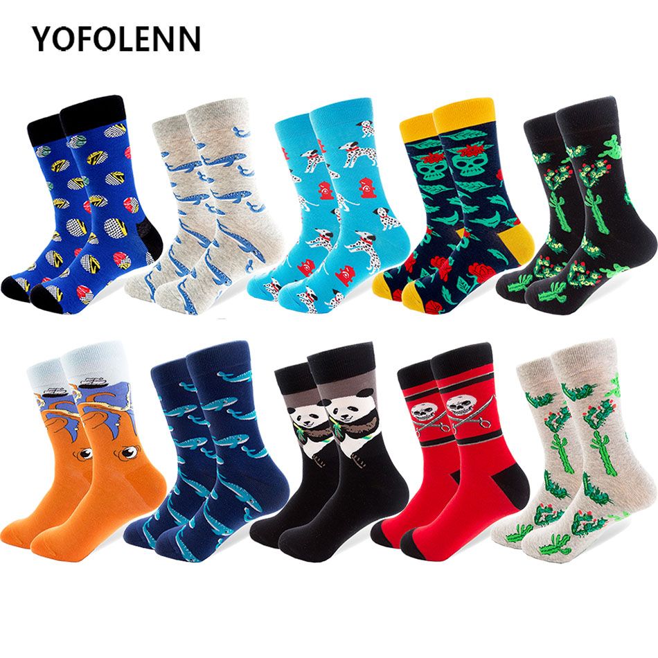 crazy pattern socks