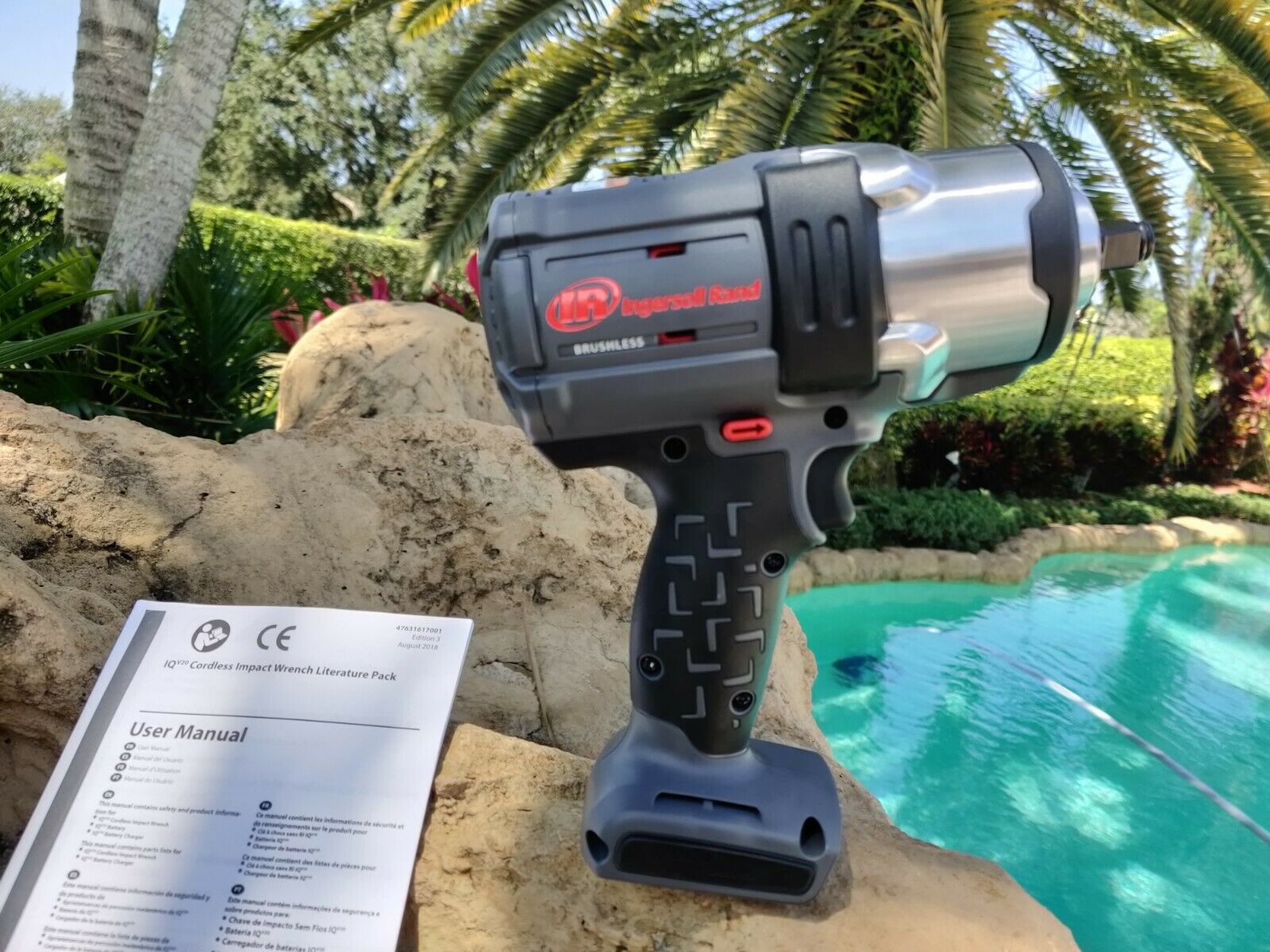 2 Battery Kit w//FREE 1//2/" Cordless Drill Driver New! ½ IQV20 Impact Wrench