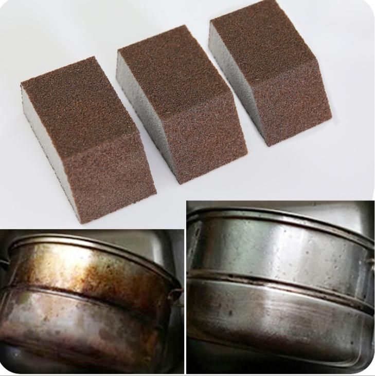Carborundum esponja de lavagem de cozinha
