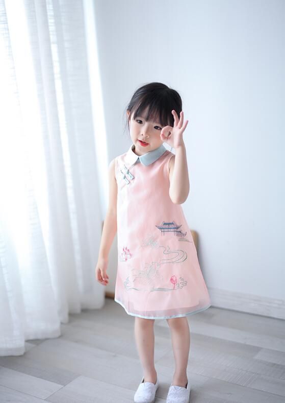 embroidered summer dress