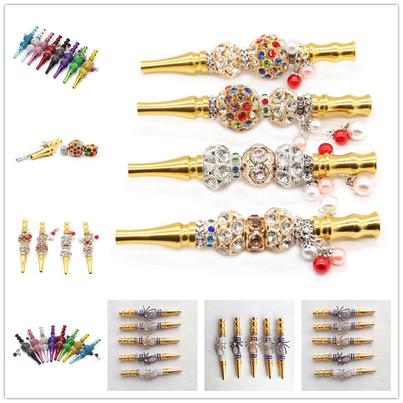 2020 Handmade Metal Hookah Mouthpiece Mouth Tips Pendant Arab Shisha