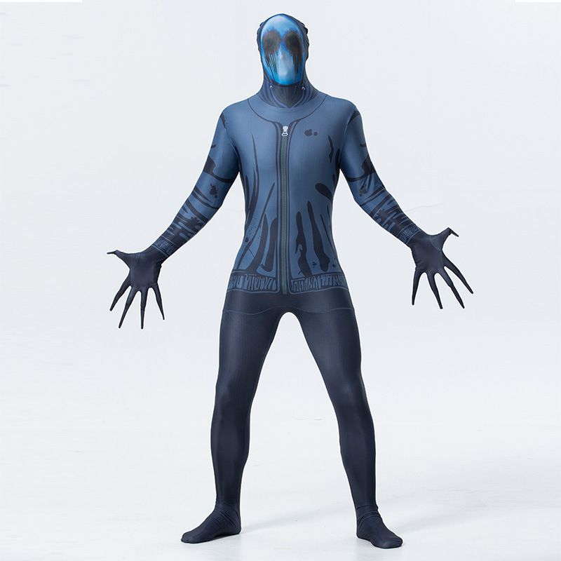 MENS X RAY BODY SUIT SECOND SKIN FANCY DRESS COSTUME HALLOWEEN SKELETON OUTFIT