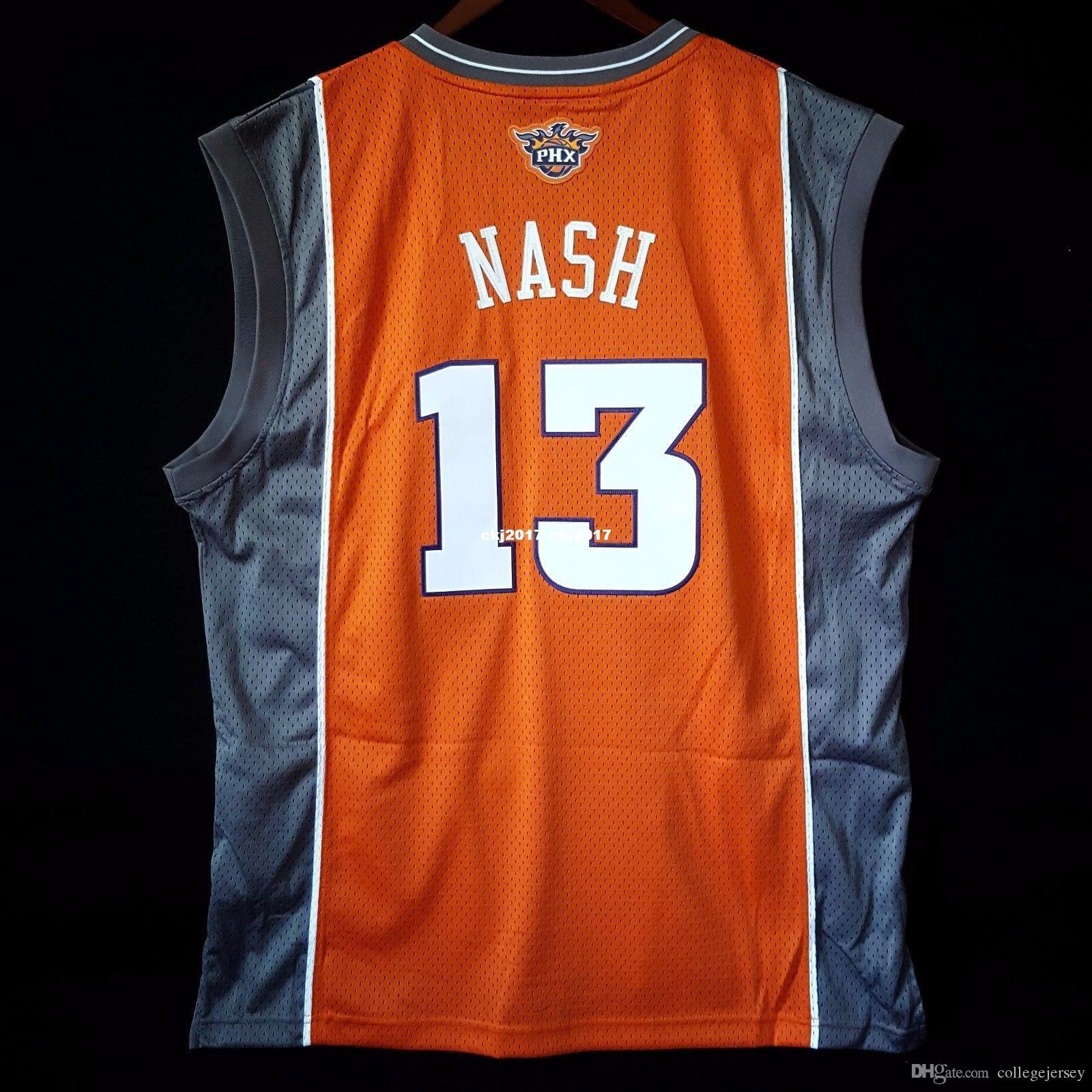 orange steve nash jersey