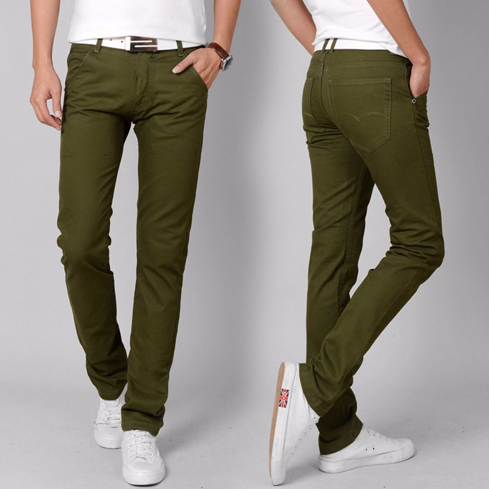 2019 2018 Casual Pencil Pants Men Super Comfortable Pants Slim