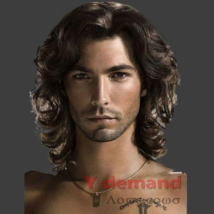 Y D- Men Hair Wigs Medium Chocolates Brown Color Fashion Super Star Model Short Wig For Y D- Men Hair Wigs Medium Chocolates Brown Color Fashion Super Star Model Short Wig For