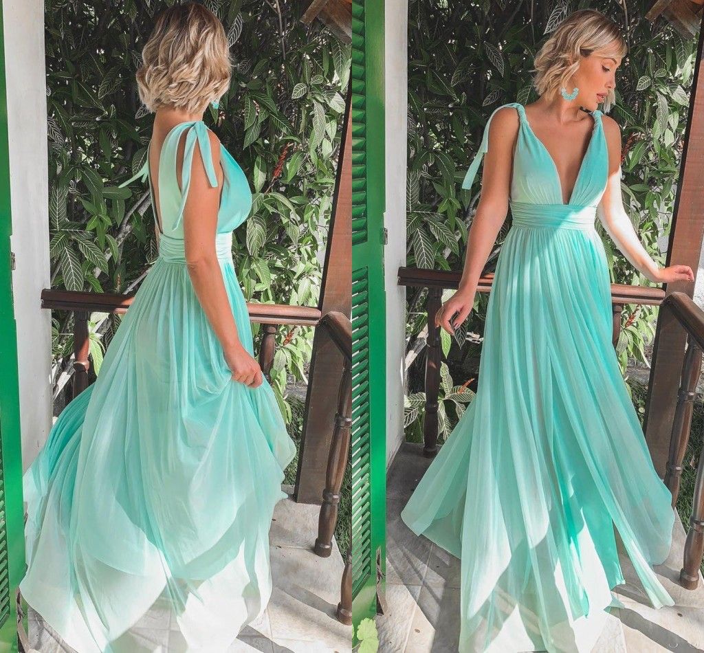 mint green prom dresses 2019