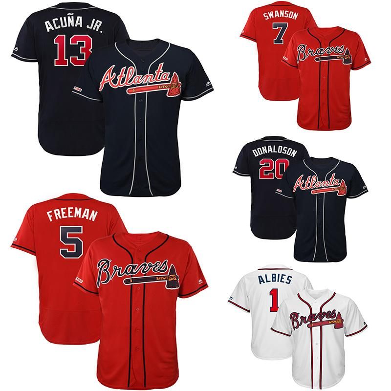 atlanta braves men's jersey