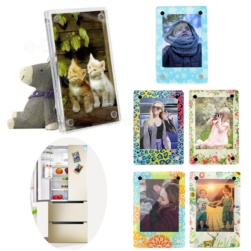10PCS Colorful Magnetic Photo Frame Fujifilm Instax Mini Film Mini 9 8 7s 70 90