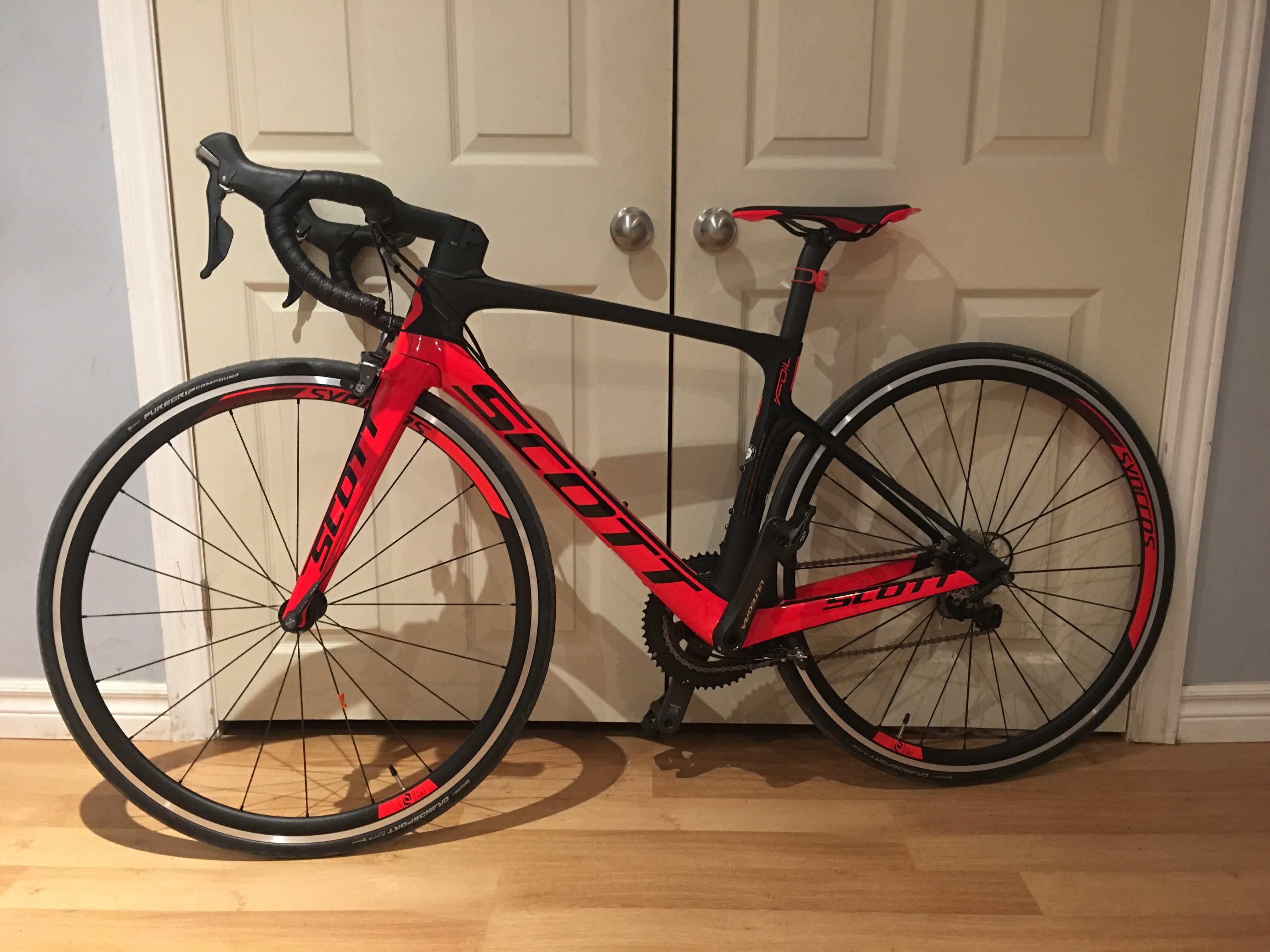 road bike red