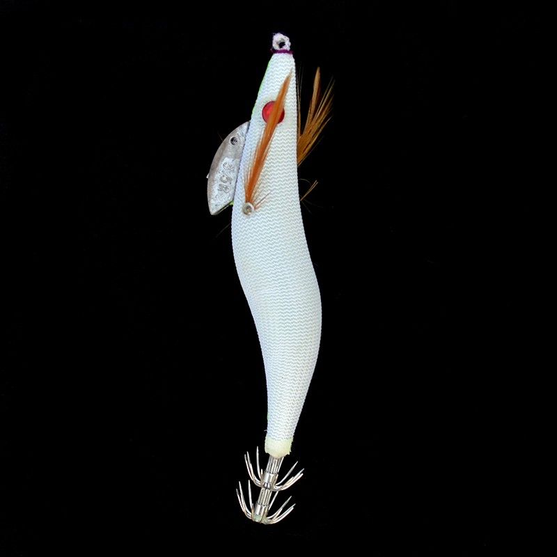 Luminous Tail Saltwater Hard Lures Squid Jigs Cuttlefish Shrimp Prawn Hook