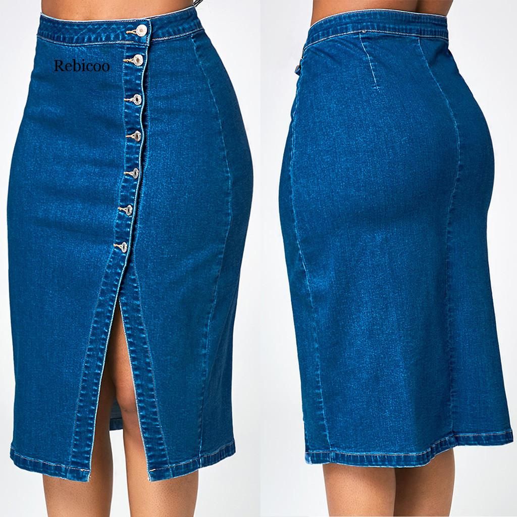 jeans skirts for womens