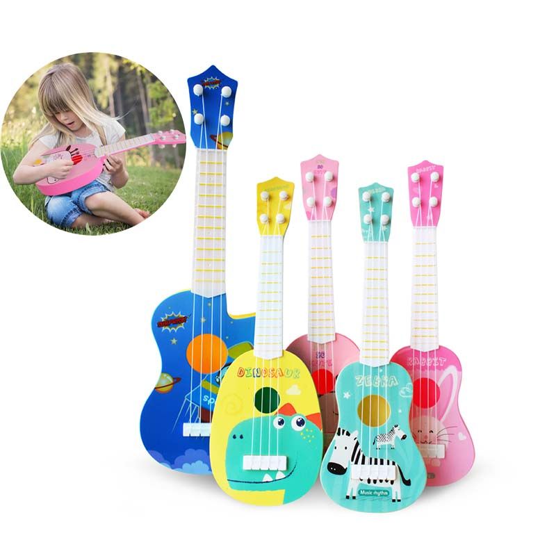 DUS 4 Cordes Mini Ukulele Enfants Jouet Guitare Enfant Instrument de Musique 