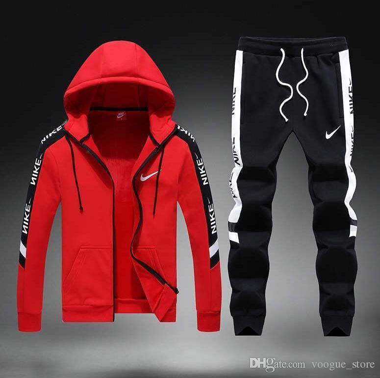 nike side stripe tracksuit