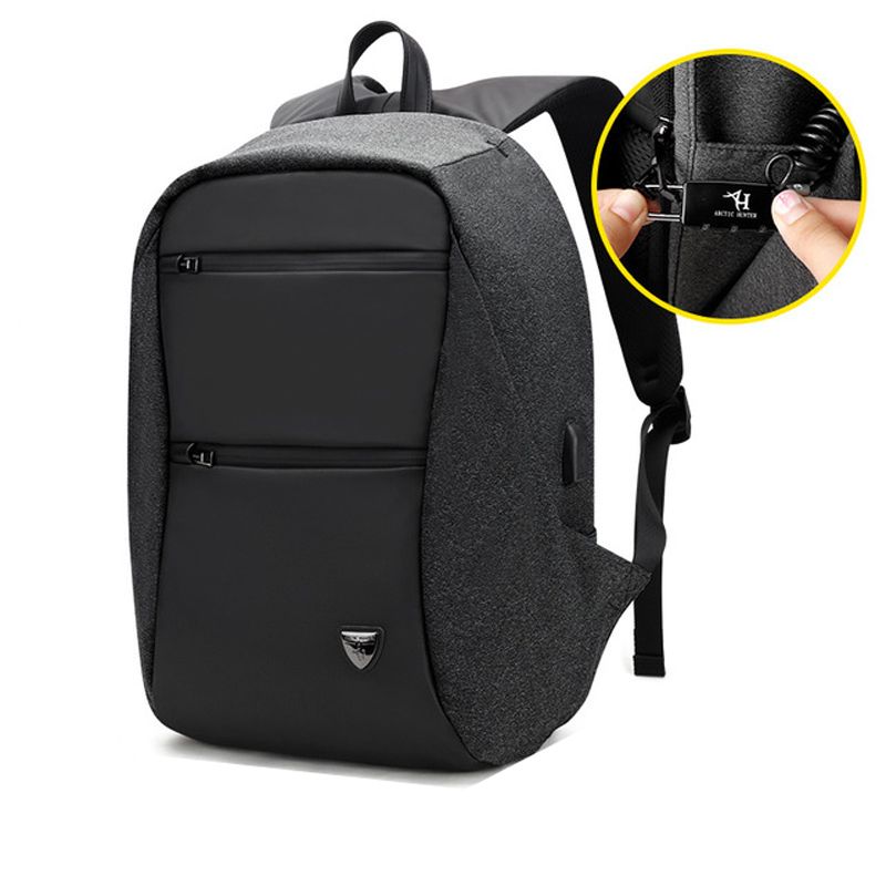 smart black rucksack