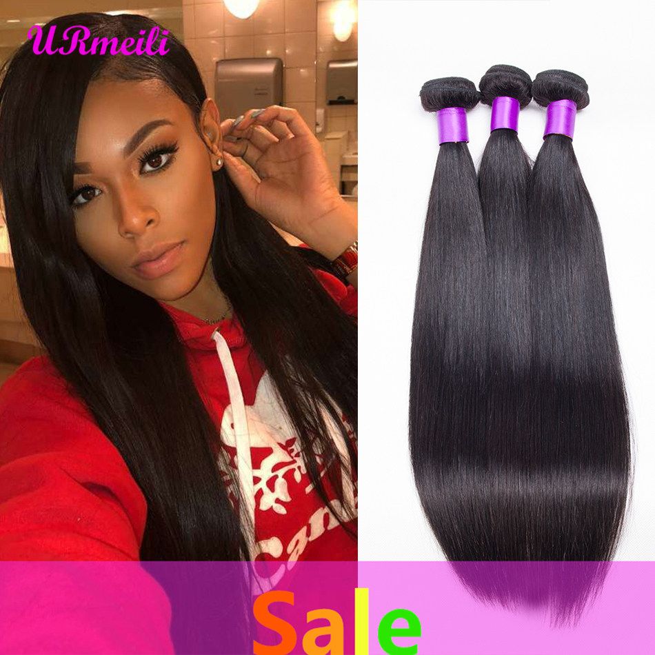 Brazilian Straight Virgin Hair Bundles Urmeili Cheap Human Hair