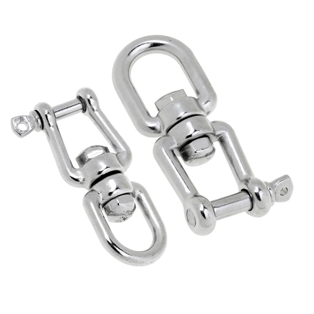 Swivel Anchor Chain Connector for Boat Stainless Steel 316 Stainless Steel Boat Rust-Resistant Accessory Swivel Jaw 316 Stainless Steel Anchor Swivel Jaw Anchor Swivel Chain Connector