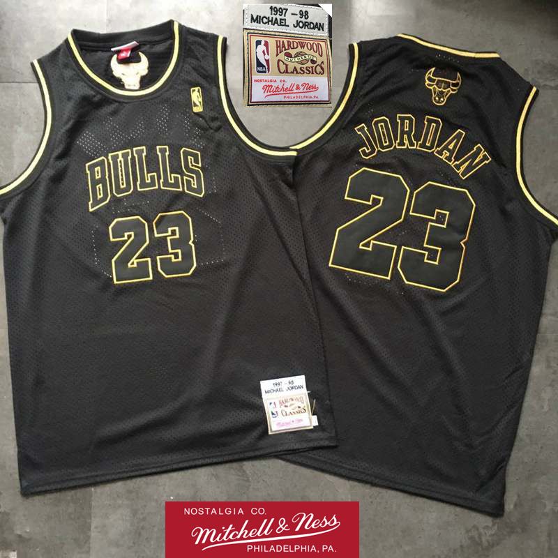 black and gold jordan jersey