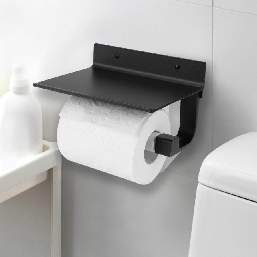 toilet roll holder and storage