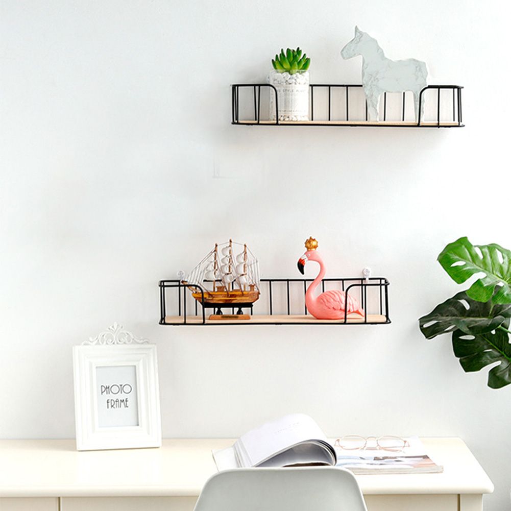 2019 Innovative Wall Mounted Display Shelf Bedroom Wall Hanging Iron Basket Punch Free Flower Pot Rack Home Decoration From Sasa431399 18 76