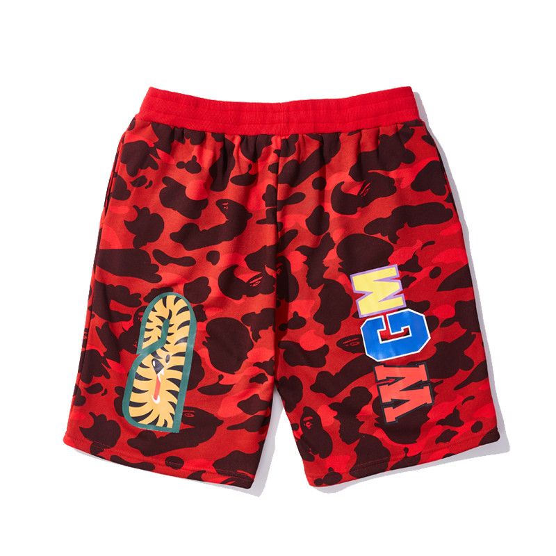 POP Bape A Bathing Ape Fluorescence Camo Shorts Short Pants Casual Beach Short # POP Bape A Bathing Ape Fluorescence Camo Shorts Short Pants Casual Beach Short #