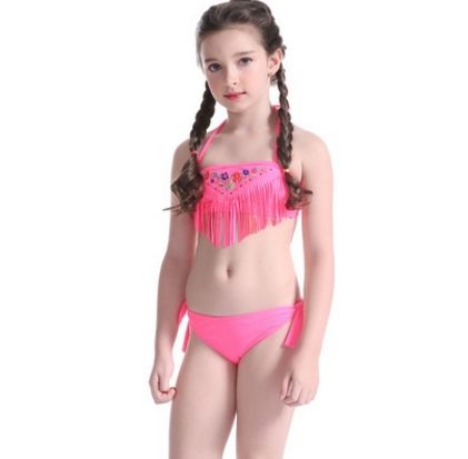 Maillot de bain fille n ° 2 brodé