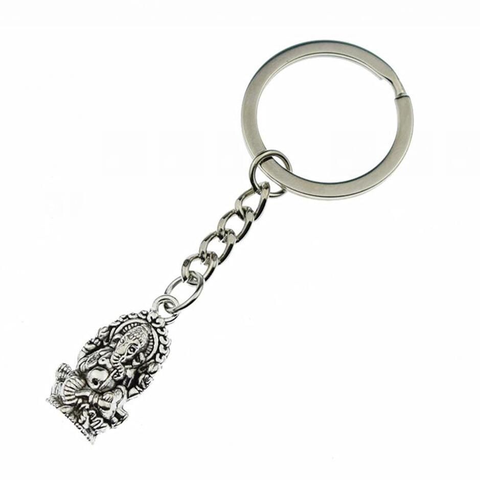 Vintage lady girl Key Rings Fashion Car Keychain Silver Color Metal Key Chains Accessory