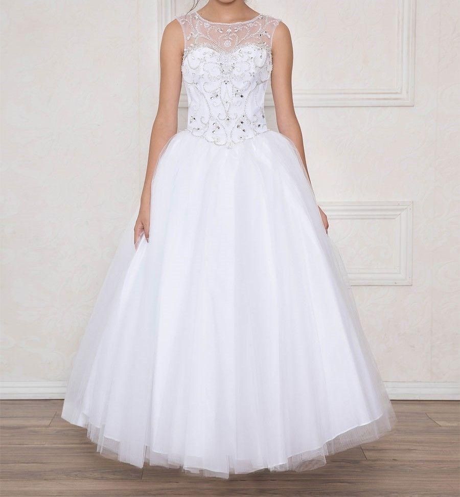white dress for 1st communion