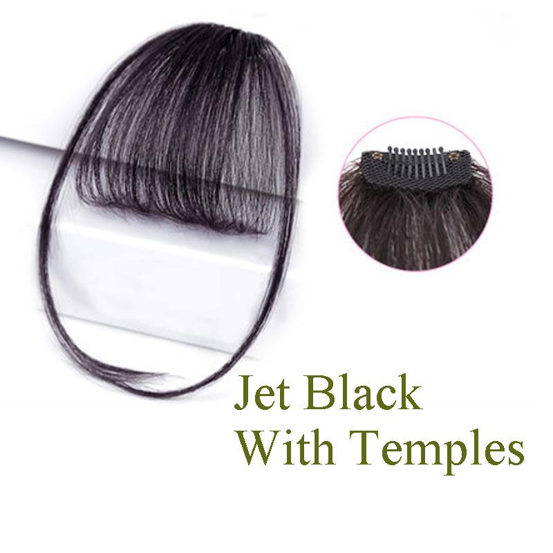 Jet Black Avec Des Temples