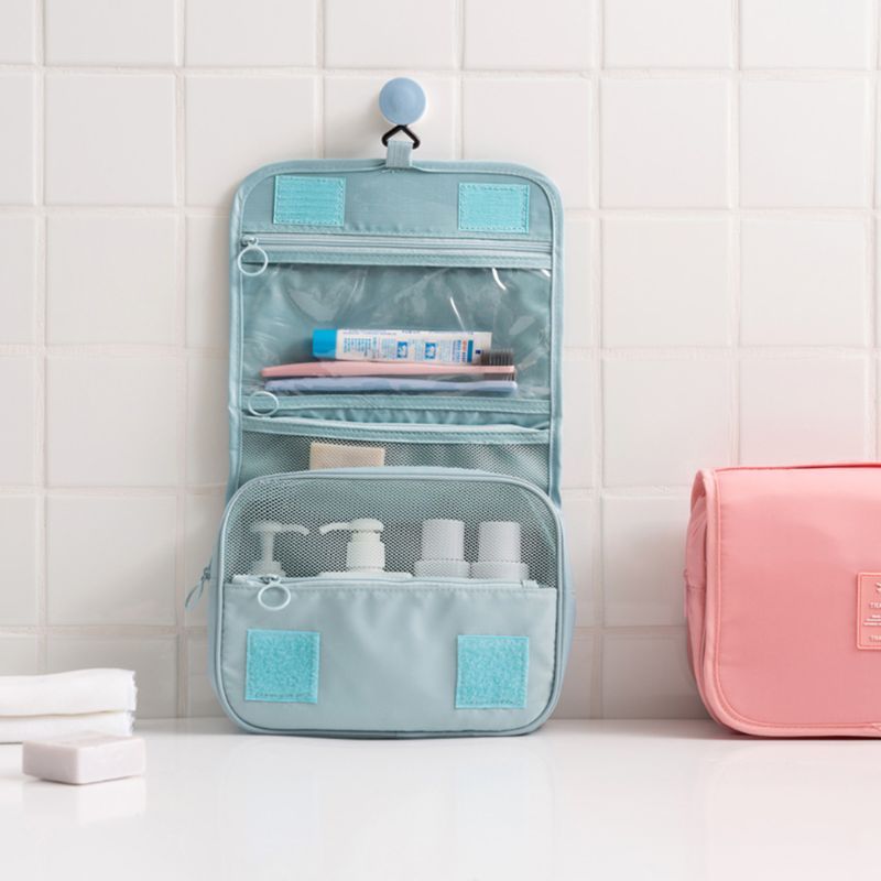 folding hanging toiletry bag