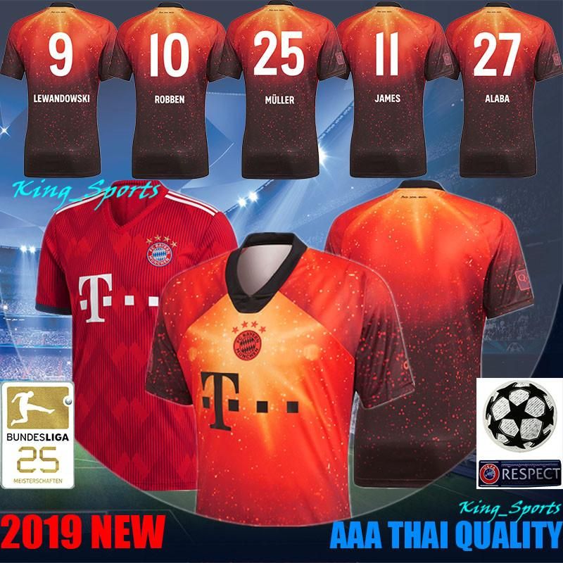 2020 Bayern Munich Aaa Thai Quality 18 19 Top Fc Bayern Ea Sports Jersey 25 Muller Jerseys 11 James Jersey 27 Alaba Jersey 1 Neuer Jerseys From Edc Rfv 22 29 Dhgate Com