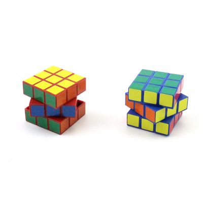 Cubo Magico 3x3x3 Twisty Torção Torre Diferente Cor Da Estrutura Stickerless