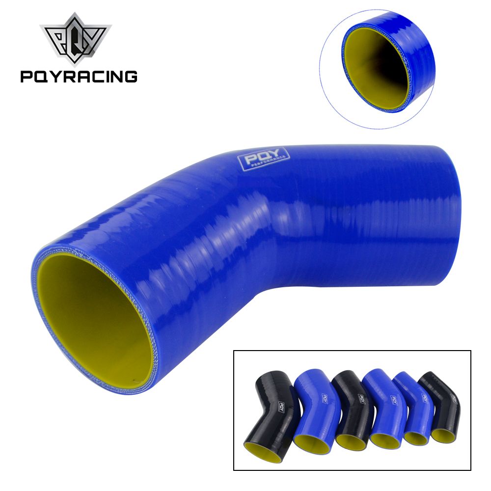 BLUE Elbow 2.5/" 63mm 4-ply Silicone Coupler Hose Turbo Intake Intercooler VW
