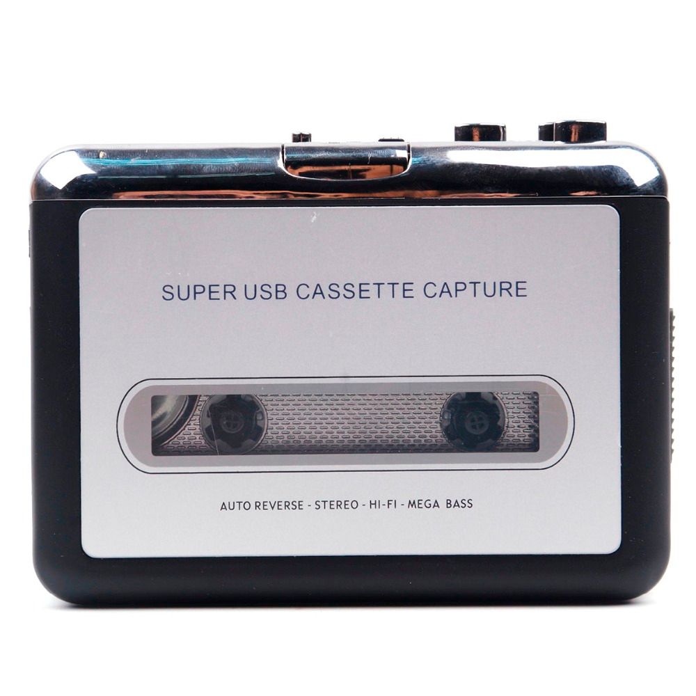 Portable MP3 cassettes captures to USB Tape PC Super MP3s Music Player