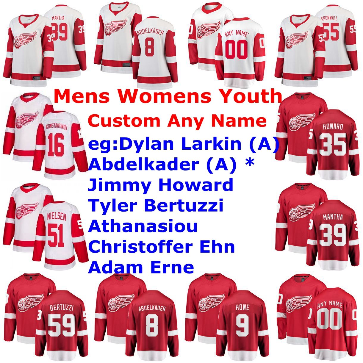 detroit red wings larkin jersey