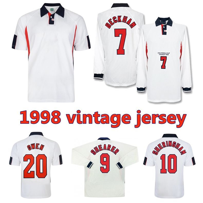 1998 england football shirt