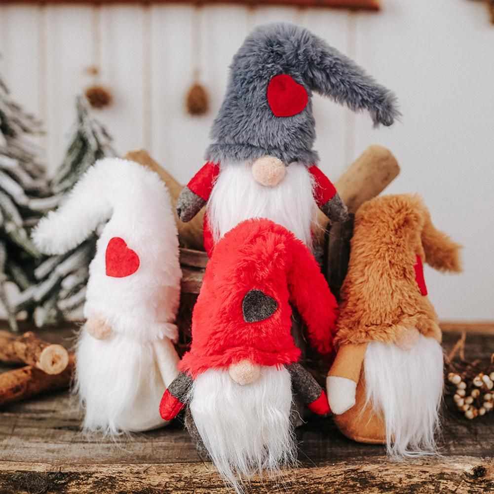 Decorations Toys Plush Gnome Doll Xmas Tree Hanging Pendant Christmas Ornament