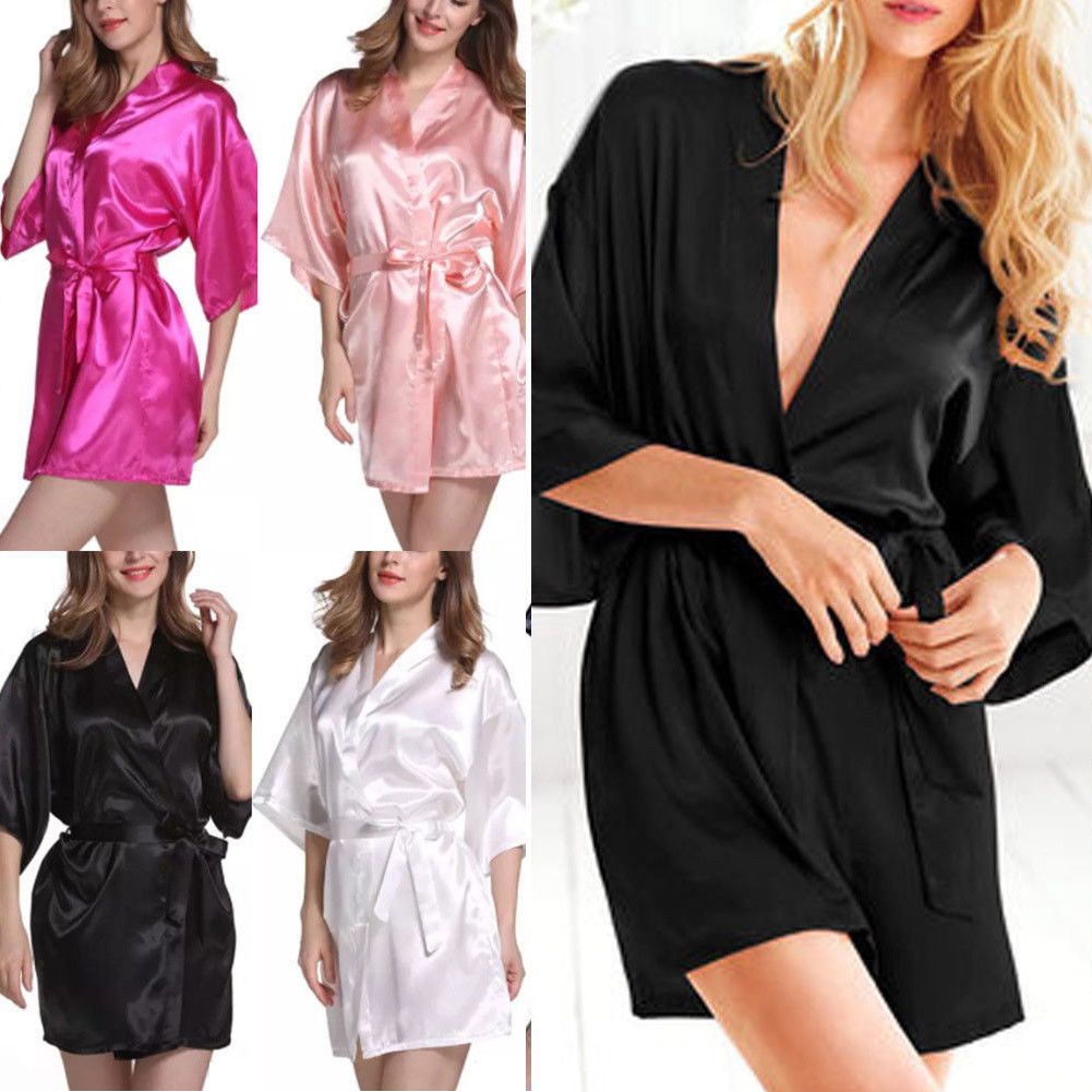 satin robes cheap