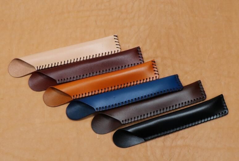 leather pen holder