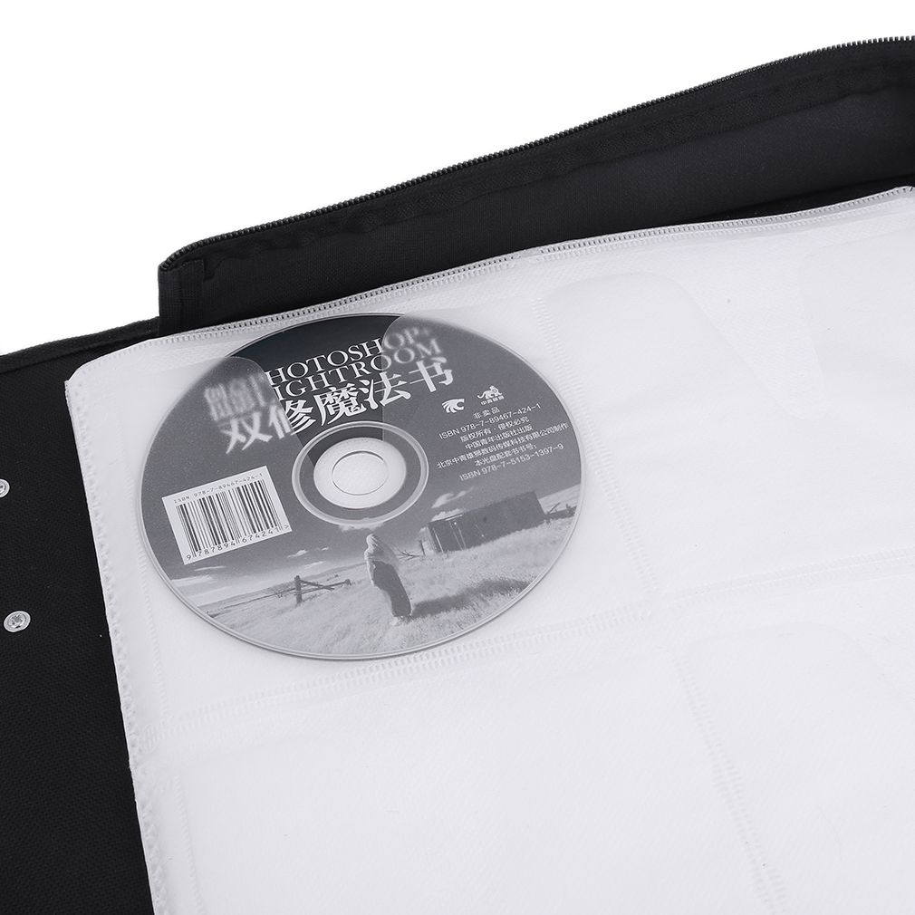 2020 PU Leather Disc CD DVD Storage Holder Carry Case Bag Organizer Solution Binder Book Sleeves