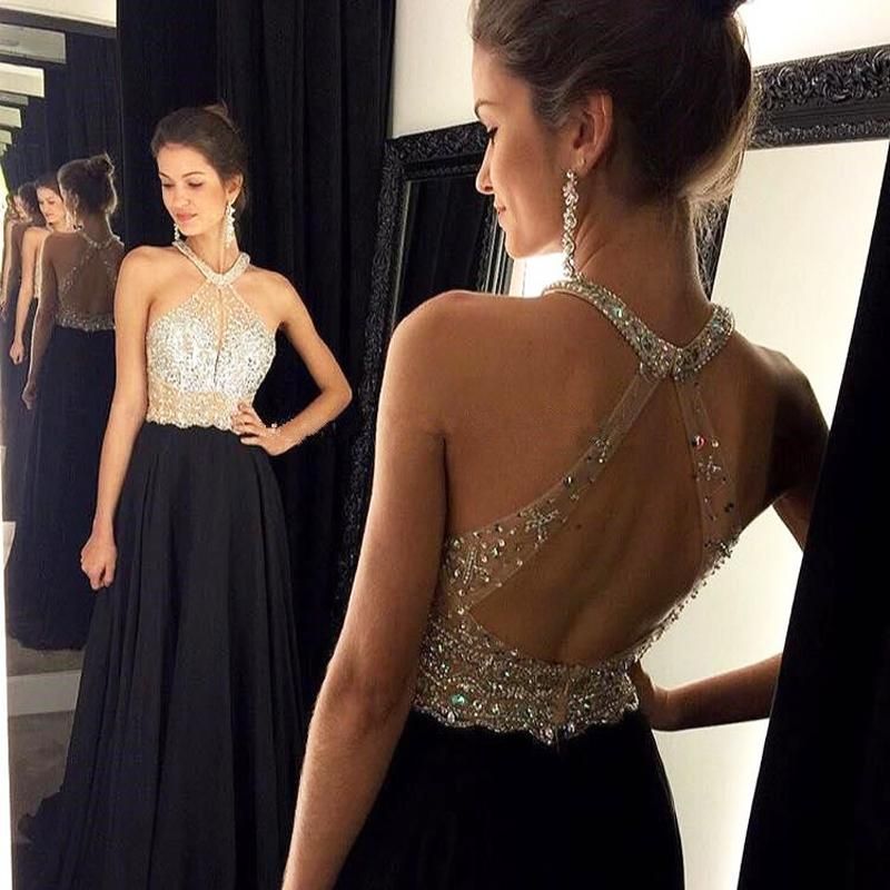 Compra Sexy Largos Vestidos De Fiesta Sin Espalda Negros Elegantes Fiesta De  Noche De Fiesta De Gasa Rápida Vestidos De Fiesta Africanos Para Mujeres  Barato | Entrega Rápida Y Calidad | Es.Dhgate