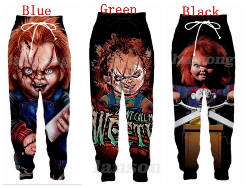 2020 New Hot Fashion 3D Childs Play Chucky Joggers Pants Men Women ...