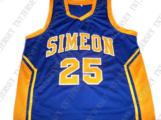 derrick rose simeon jersey