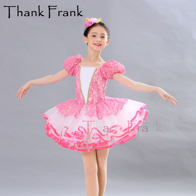 girls pink ballet dress