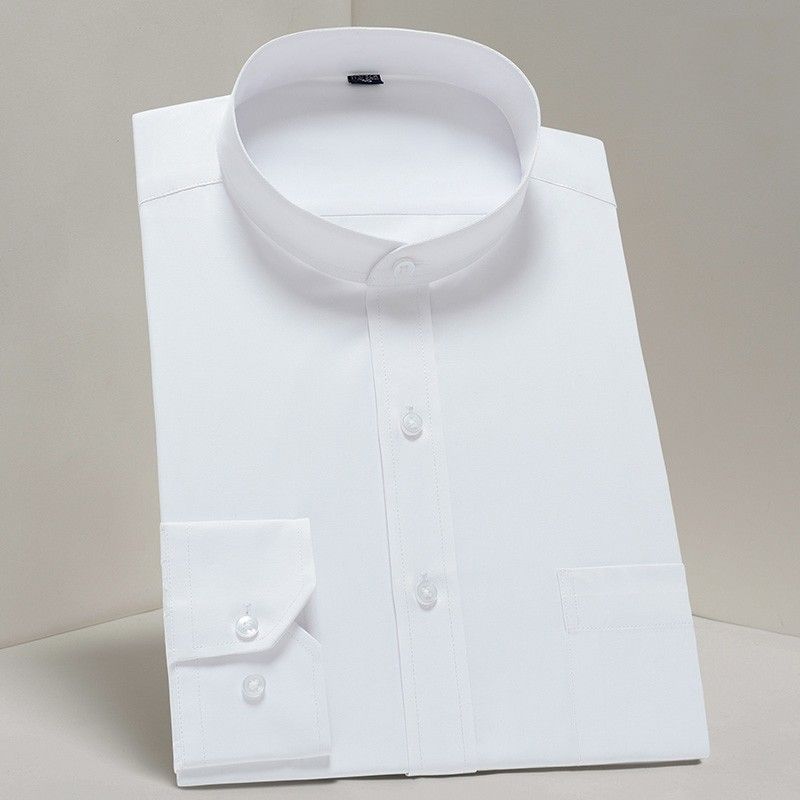 stand collar formal shirts
