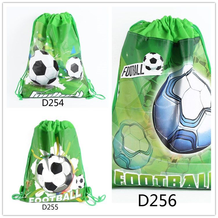 football drawstring backpack