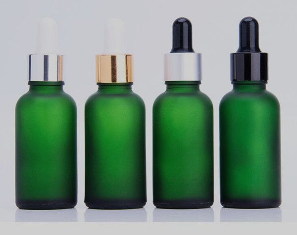 Download 30ml Frosted Glass Bottle Dropper Matte Green Essential Oil Dropper Bottle Glass 1 Oz With Gold Silver White Cap From Epayecig01 1 01 Dhgate Com