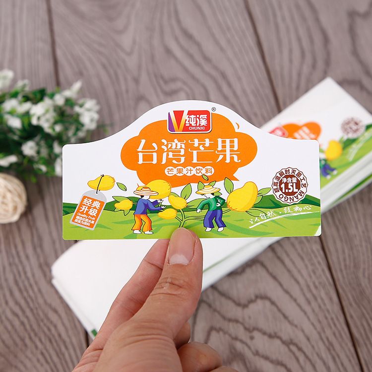 Customized Irregular Die Cutting Vinyl Sticker Drinks Bottle ...