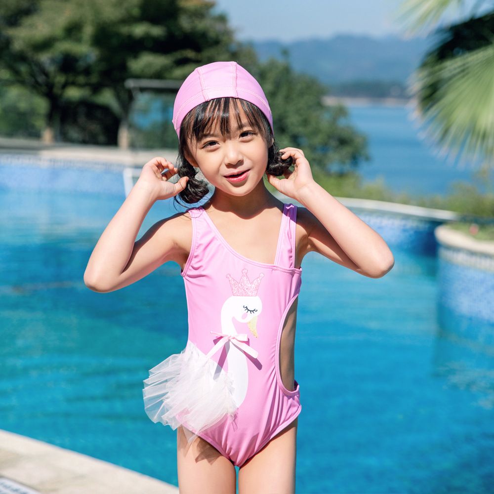 baby girl white bathing suit