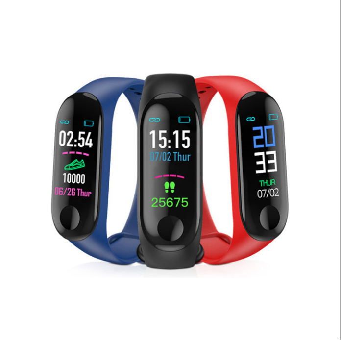 m2 waterproof shock proof smart band watch