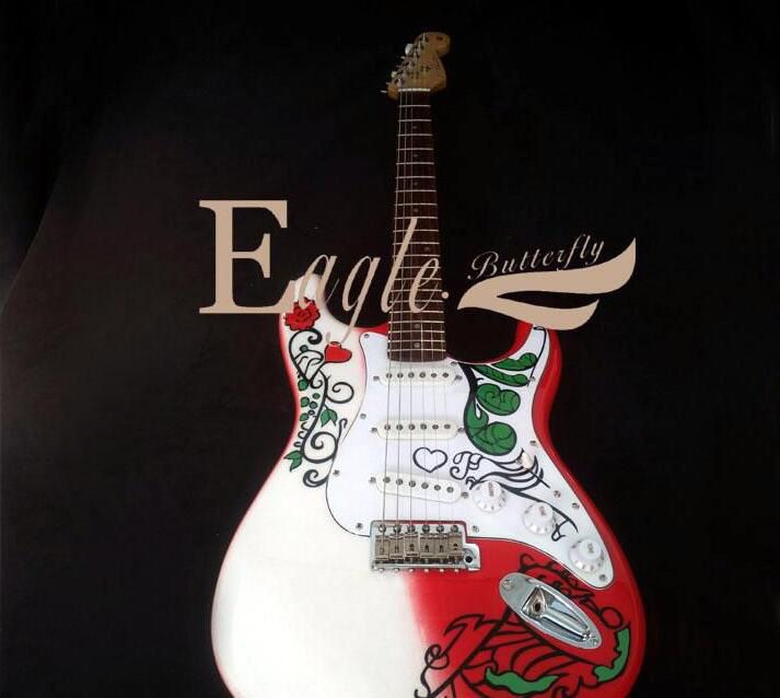 Compra La Guitarrista Jimi Hendrix Firma Guitarra Eléctrica Hecha A Mano,  Traje Semiacabado Traje De Guitarra Barato | Entrega Rápida Y Calidad |  Es.Dhgate